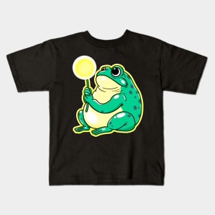 Dandelion chubby frog Kids T-Shirt